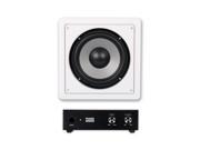Acoustic Audio CS IW8SUB In Wall 8 Passive Subwoofer and Amplifier for Home Theater Surround