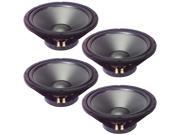 4 Goldwood Sound GW 12PC 4 Heavy Duty 4ohm 12 Woofers 450 Watts each Replacement Speakers