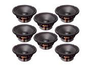 8 Goldwood Sound GW 8PC 4 Heavy Duty 4ohm 8 Woofers 330 Watts each Replacement Speakers