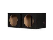 Goldwood Sound E 12D Ported Dual 12 Bass Box Speaker Enclosure Cabinet for Car Truck SUV