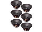 6 Goldwood Sound GW 8PC 4 Heavy Duty 4ohm 8 Woofers 330 Watts each Replacement Speakers