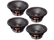 4 Goldwood Sound GW 8PC 4 Heavy Duty 4ohm 8 Woofers 330 Watts each Replacement Speakers