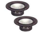 2 Goldwood Sound GW S525 4 Poly Cone 5.25 Woofers 130 Watts each 4ohm Replacement Speakers