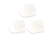 Theater Solutions TS30W Mountable Indoor Speakers White Bookshelf 3 Piece Pack TS30W 3S