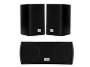 Acoustic Audio AA351B and AA32CB Mountable Indoor Speakers Home Theater 3 Speaker Set