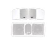 Acoustic Audio AA321W and AA32CW Mountable Indoor Speakers Home Theater 3 Speaker Set