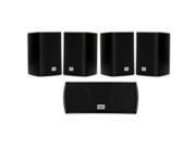 Acoustic Audio AA351B and AA32CB Mountable Indoor Speakers Home Theater 5 Speaker Set