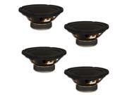 4 Goldwood Sound GW 208 4 OEM 8 Woofers 200 Watts each 4ohm Replacement Speakers