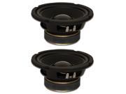 2 Goldwood Sound GW 6028 Rubber Surround 6.5 Woofers 170 Watts each 8ohm Replacement Speakers