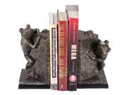 Unique Decorative Resin Frog Bookends w/ Intricate Design & 