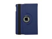 Faux Leather Folio Swivel Case Cover Strap Stand For Apple Ipad Air Navy Blue Upc:682858466933 Mpn:puleatheripadairnav