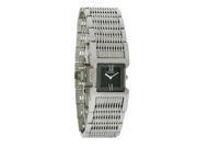 Seiko Tressia Ladies Black Dial Stainless Steel Bracelet Quartz Watch SUJ337