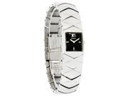 Seiko Quartz Ladies Black Dial Bangle Bracelet Dress Watch SUJ443