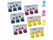 LD Compatible Replacements for Xerox Phaser 8560 Set of 18 Solid Ink ColorStix: 6 108R00723 Cyan, 6 108R00724 Magenta, 6 108R00725 Yellow for the Phaser 8560, 8 LD Compatible Replacements for Xerox Phaser 8560 Set of 18 Solid Ink ColorStix: 6 108R00723 Cyan, 6 108R00724 Magenta, 6 108R00725 Yellow for the Phaser 8560, 8