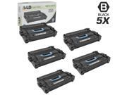 LD © Remanufactured Replacement for Hewlett Packard Set of 5 CF325X (HP 25X) High Yield Black Laser Toner Cartridges for use in HP LaserJet Enterprise flow M830 LD © Remanufactured Replacement for Hewlett Packard Set of 5 CF325X (HP 25X) High Yield Black Laser Toner Cartridges for use in HP LaserJet Enterprise flow M830