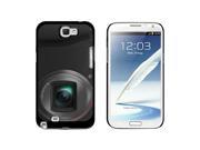 Point and Shoot Camera Design - Snap On Hard Protective Case for Samsung Galaxy Note II 2 - Black