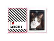 I Love Heart Godzilla - Snap On Hard Protective Case for Apple iPad 2 3 4 - Pink I Love Heart Godzilla - Snap On Hard Protective Case for Apple iPad 2 3 4 - Pink