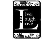 Live Laugh Love Black White - Snap On Hard Protective Case for Amazon Kindle Fire HD 7in Tablet Live Laugh Love Black White - Snap On Hard Protective Case for Amazon Kindle Fire HD 7in Tablet