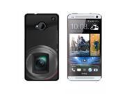 Point and Shoot Camera Design - Snap On Hard Protective Case for HTC One 1 - Black