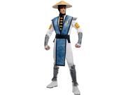 Mortal Kombat Raiden Adult Costume Theme: Games Gender: Male Size: XL Age: Adult Occasion: Halloween Color: White Material: Polyester, Exclusive of Trim Care Instructions: Hand Wash