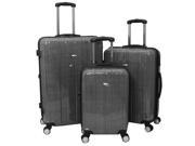 UPC 618453000111 product image for American Green Travel 3-Pc TSA Lock Polycarbonate Spinner Luggage Set - Silver | upcitemdb.com