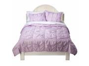 Xhilaration Full Queen Bed Coverlet Lavender Knotted Comforter Bedspread Cover