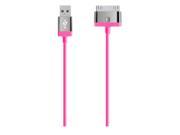 Belkin Mixit 30 pin Chargesync Cable For Iphone 4 4s 3 3s Ipad 3g And Ipad 2 pink