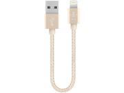 Belkin MIXIT UP 6in Metallic Lightning to USB Cable Gold