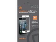 Ventev Toughglass ColorFrame Screen Protector for Apple iPhone 6 iPhone 6s White