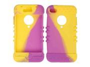 Cell Armor Rocker Series Skin Protector Case for Apple iPhone 4 4S Yellow and Purple
