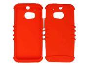 Cell Armor Rocker Series Skin for HTC M8 Red