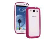 Ventev DuraShell TPU Skin Case for Samsung Galaxy S III Clear Pink