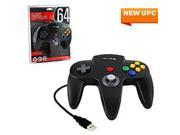 Retro Link N64 Style Wired SB Controller for PC Mac Black