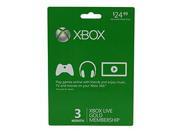 Microsoft Xbox Live 3 Month Gold Subscription Card for Xbox 360