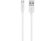 Belkin MIXIT UP Metallic Micro USB Cable 4ft. in White