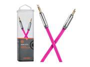 Ventev Aux Cable 4ft. for 3.5mm Devices Pink