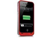 Mophie Juice Pack Air Battery Case for Apple iPhone 4 4S Red