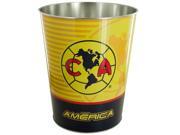 Club America Metal Wastebasket