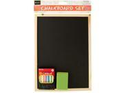 Wooden Chalkboard Set