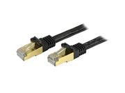StarTech.com 10FT Black CAT6A Shielded 10GB Ethernet Patch Cable Snagless