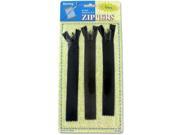 3 Pack 8 Zippers Case Pack 12
