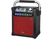 QFX PBX 508100 Red Bluetooth R All Weather Party Speaker Red