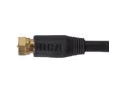 RCA VH612R RG6 Coaxial Cable 12ft; Black