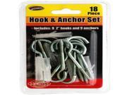 Metal Hook Anchor Set Case Pack 24