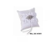 UPC 099231000170 product image for Ivory/Black or White Isabella Ring Pillow | upcitemdb.com