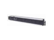 Intellinet 7-Way Power Strip With Surge Protection, 1.5U 19 Rackmount With 10 Ft Intellinet 7-Way Power Strip With Surge Protection, 1.5U 19 Rackmount With 10 Ft