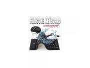 UPC 718103096485 product image for Flexible Silicone Waterproof Keyboard (Black) | upcitemdb.com