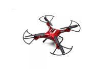 WonderTech Zodiac RC 6-Axis Gyro Remote Control Quadcopter Flying Drone with HD Camera, LED Lights, (Red)