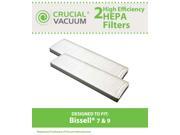 2 Bissell Style 7 9 HEPA Filters Bissell Power Glide PowerForce and CleanView Series vacuums Vacuum Cleaners; Compare To Bissell Part 32076; Designed Eng