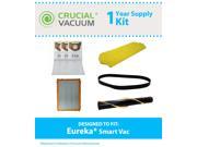 Eureka Vacuum 4870 Smart Vac 1 Year Supply Kit; Includes 18 Eureka Vacuum Style RR Bags 1 Eureka Vacuum HF2 Filter 1 Eureka Vacuum R Belt 2 Eureka Vacuum 700
